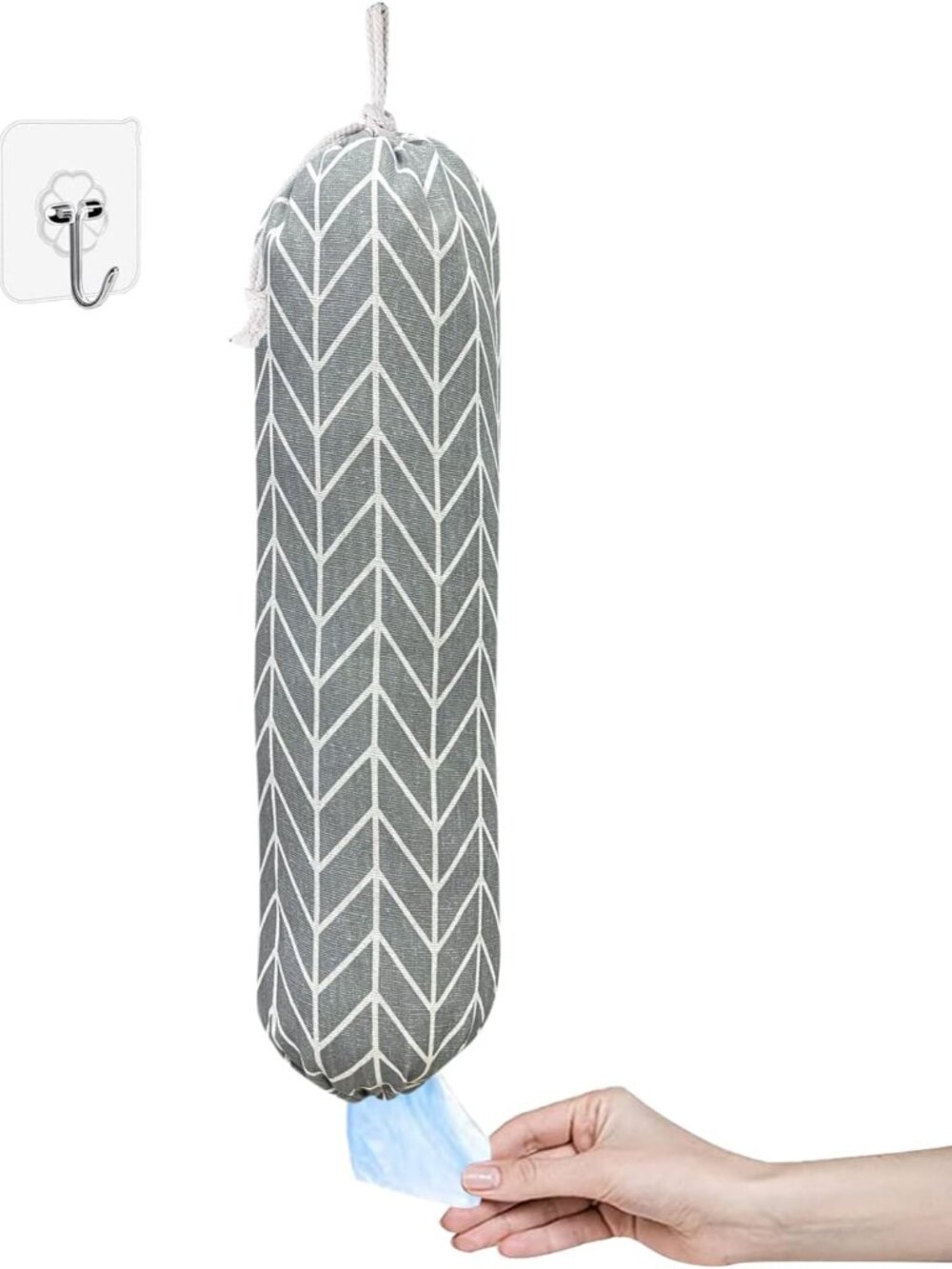 Wall Mount Plastic Grocery Bag Organizer/Holder,Washable Shopping Bags Carrier,S
